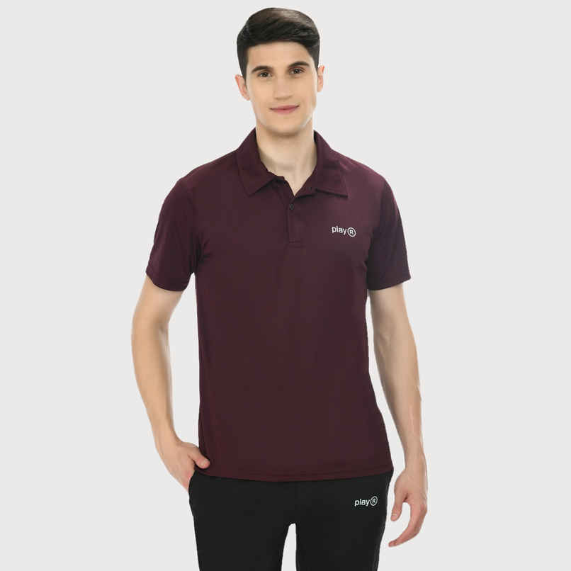 Playr Men's Adult Lifestyle Base Polo 100% Polyester for All Season | DrewBerry | XL