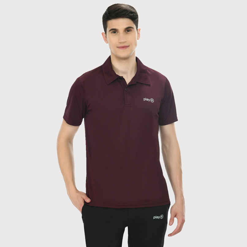 Playr Men's Adult Lifestyle Base Polo 100% Polyester for All Season | DrewBerry | M