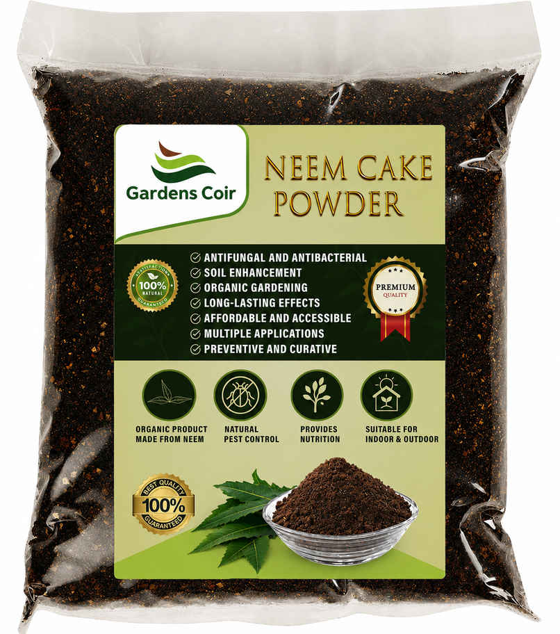 Gardens Coir Organic Neem Cake Powder for Stronger Roots & Better Growth Gardens Coir Organic Neem Cake Powder for Stronger Roots & Better Growth