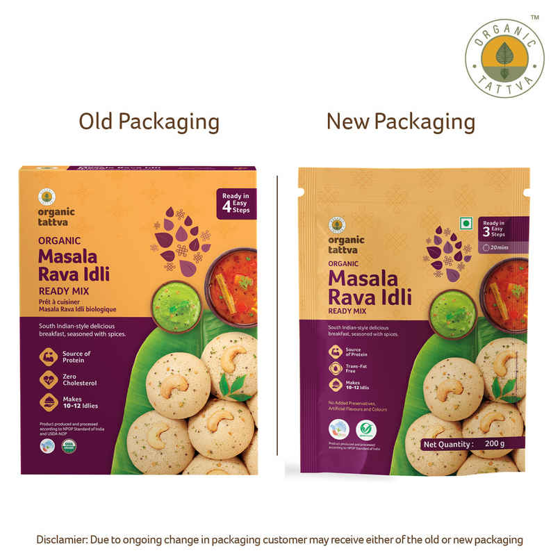 Organic Tattva Masala Rava Idli Ready Mix