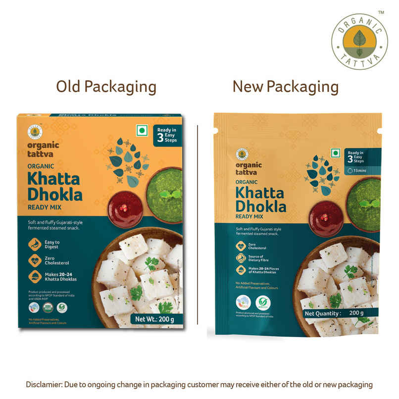 Organic Tattva Khatta Dhokla Ready Mix