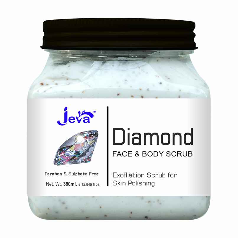 Jeva Diamond Scrub | Exfoliating & Radiance-Boosting Gel for Smooth Skin