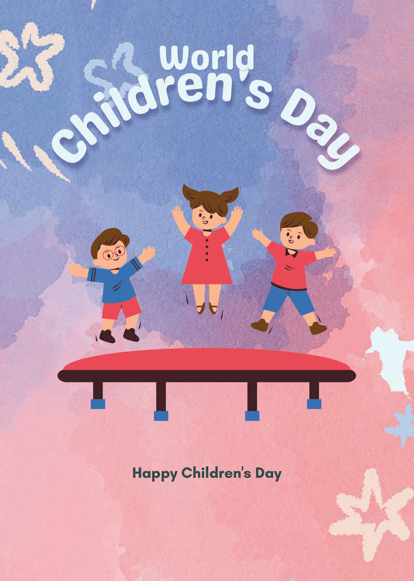 House Of Festivals Children s Day Greeting Card - Design 3