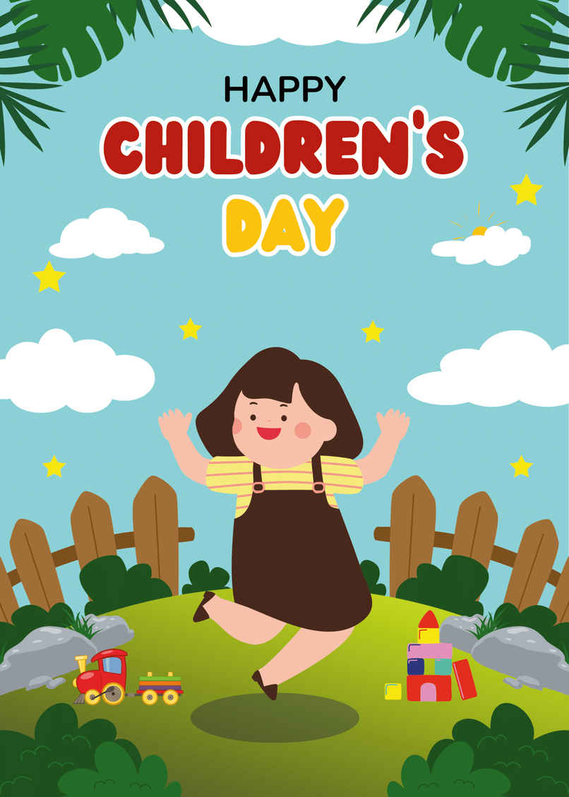 House Of Festivals Children s Day Greeting Card - Design 10
