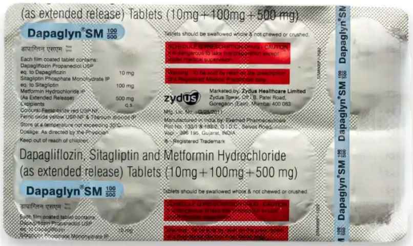 Dapaglyn SM 100/500 Tablet ER Dapaglyn SM 100/500 Tablet ER