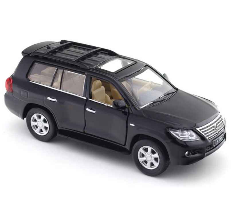 MSZ Licensed 1:32 Lexus LX570 Black Die-cast Vehicle