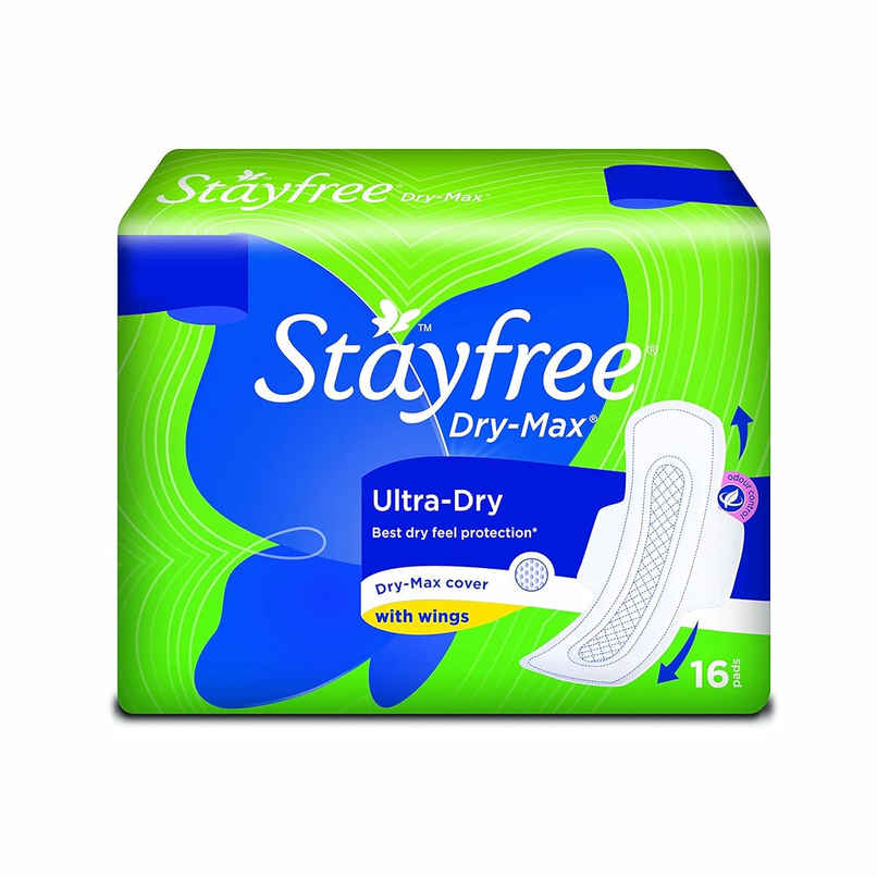 Stayfree Dry Max Ultra Thin Sanitary Pads | 16 pcs