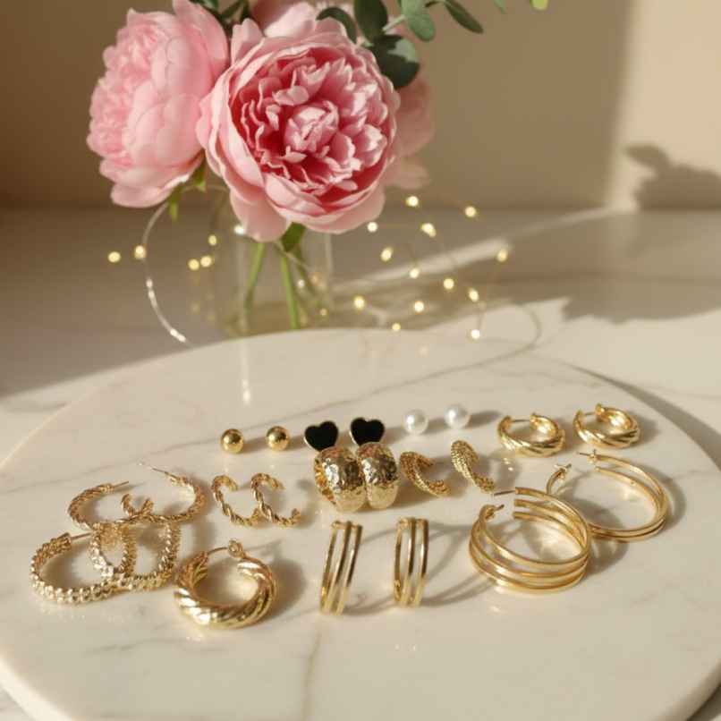 The Opal Factory Style 12 Gold Earrings-109