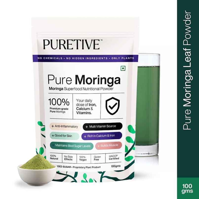 Puretive Pure Moringa Powder for Energy and Immunity