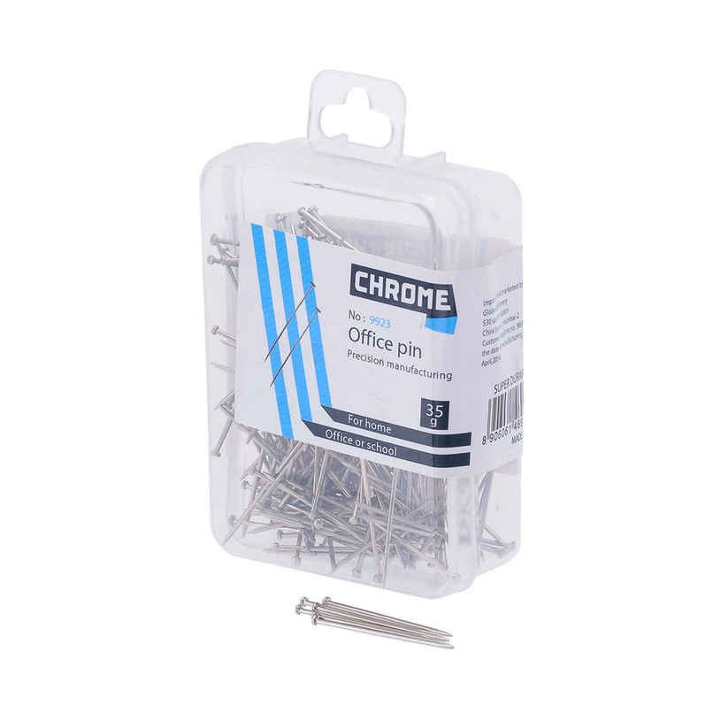 Chrome Paper Pins Chrome Paper Pins