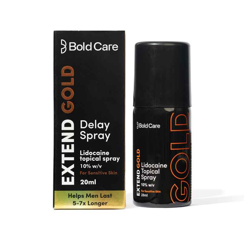  Bold Care Extend Gold Spray | Lidocaine 10% Spray For Longer Sex
