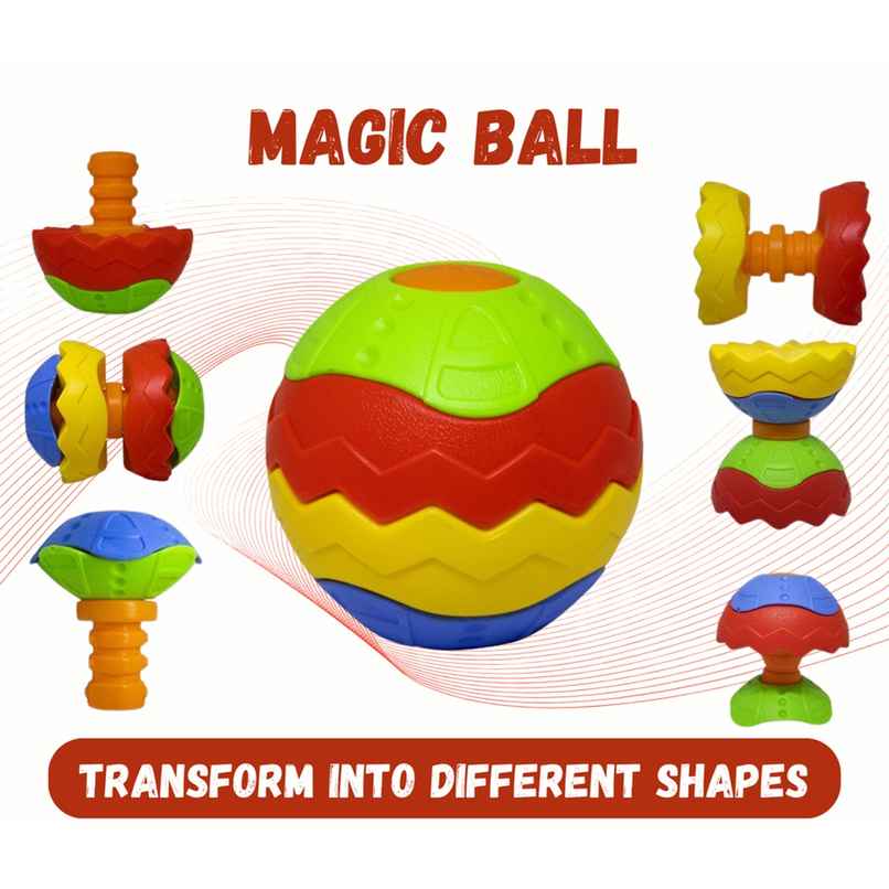 Fablue Magic Ball Light Weight Non Toxic Toy For Kids - Educational Learning Puzzle Toy for Kids