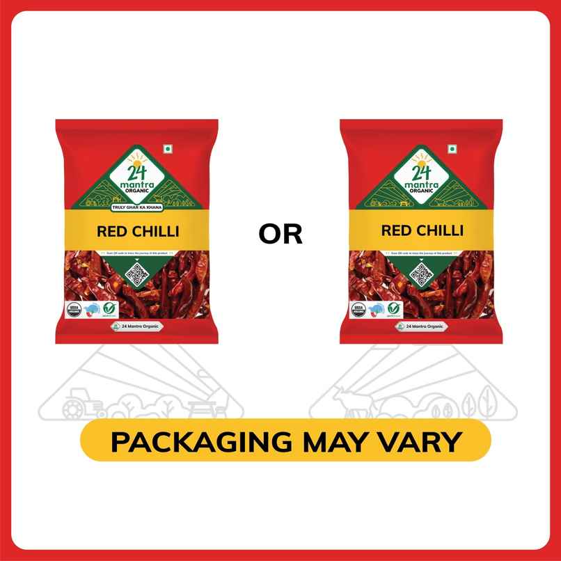 24 Mantra Organic Red Chilly Whole