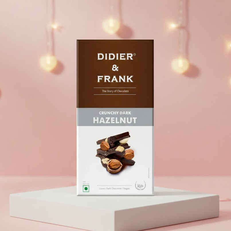 Didier & Frank Hazelnut Dark Chocolate Bar