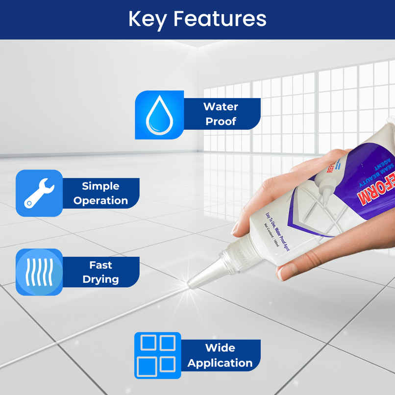 Zulaxy Waterproof Gap Filler Sealant for Tiles, Cracks, Walls & Joints