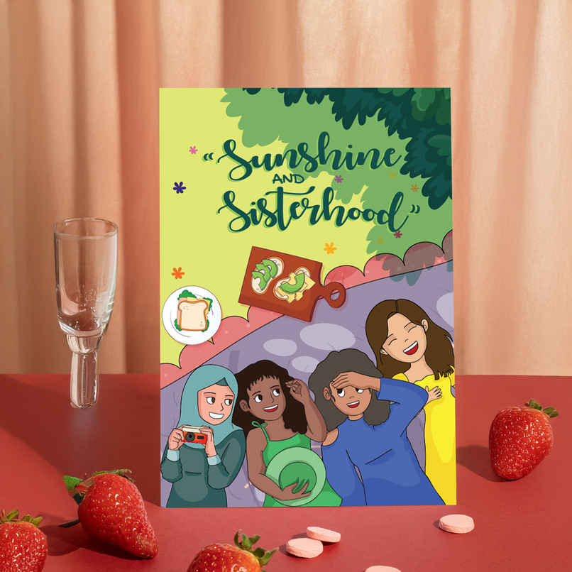 Sisterhood Women's Day Card | Mad Over Print