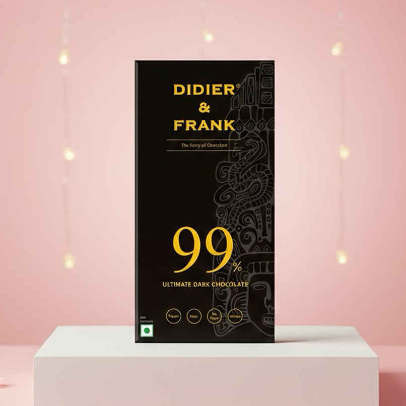 Didier & Frank 99% Dark Chocolate Bar | Premium & Indulgent