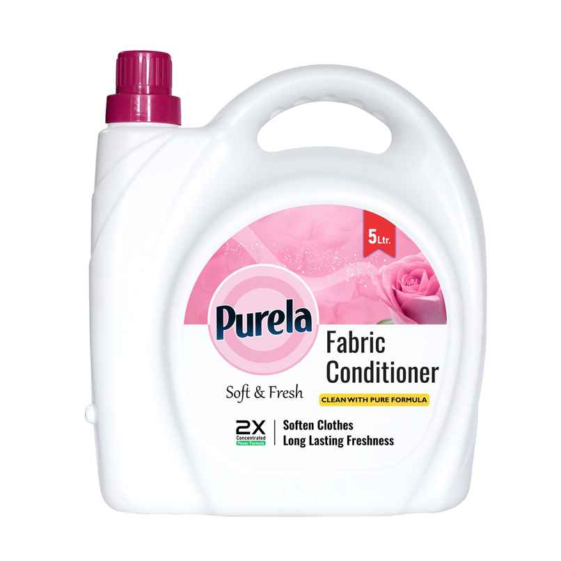 Purela Rose After Wash Fabric Conditioner Liquid Softener | Eco-Friendly & Biodegradable