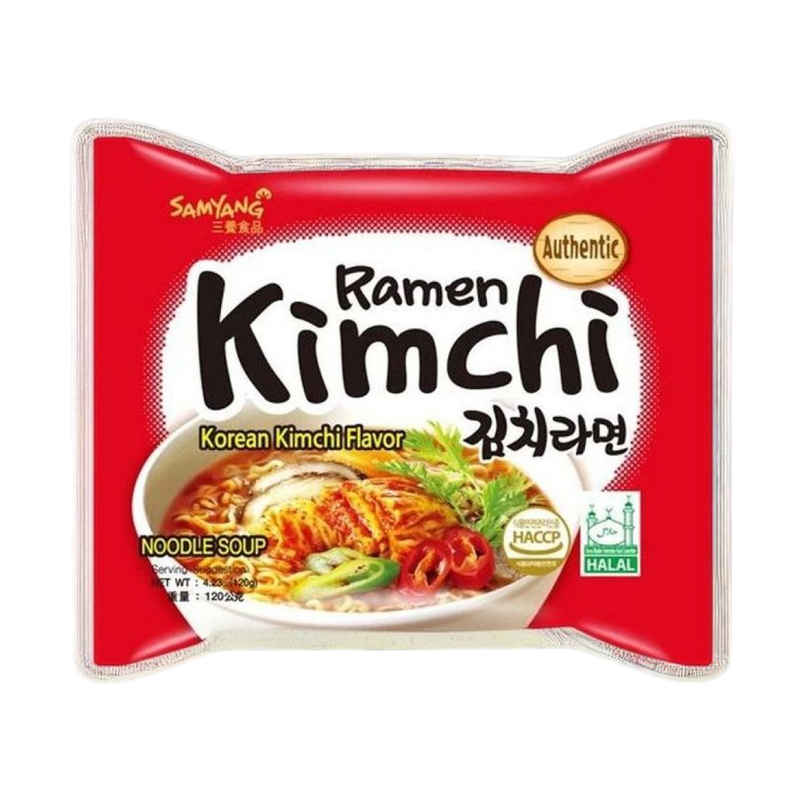 Korean Samyang Ramen Noodle Soup - Kimchi Veg