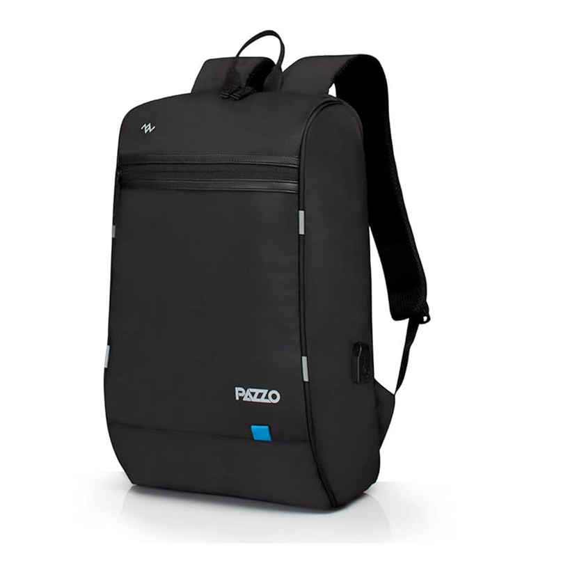Lunar's Unisex Solid Polyester 25 L Laptop Backpack | Black - 15.6 Inches