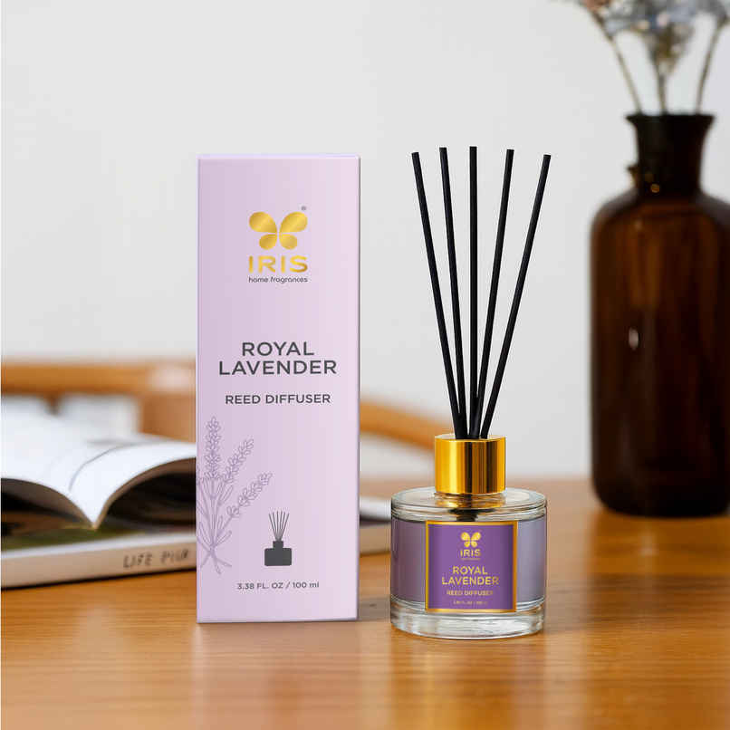 Iris Royal Lavender Aroma Reed Diffuser Set