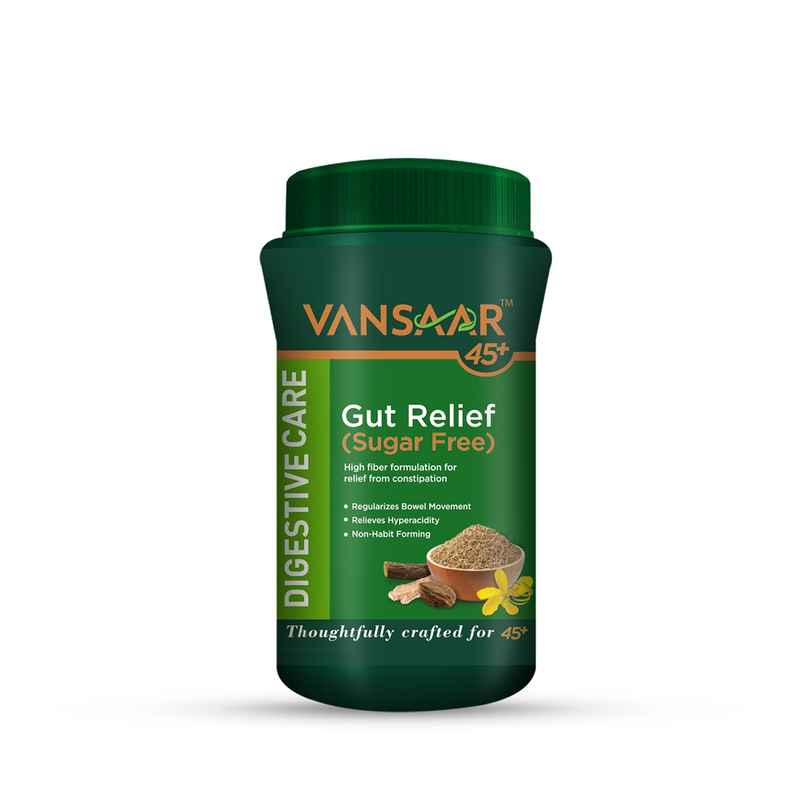 Vansaar 45+ Gut Relief Isabgol Powder For Consipation