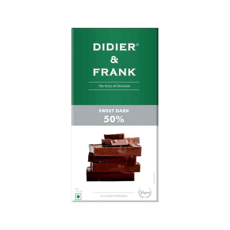 Didier & Frank 50% Sweet Dark Chocolate Bar