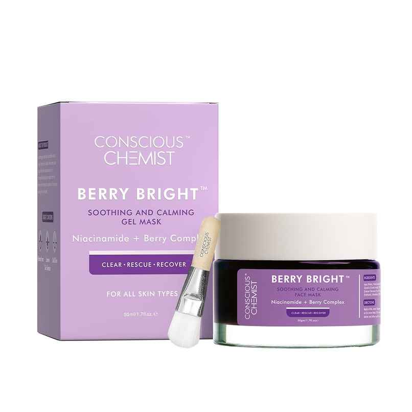 Conscious Chemist Pore Refining & Brightening Face Mask For Bright & Clear Skin With Niacinamide