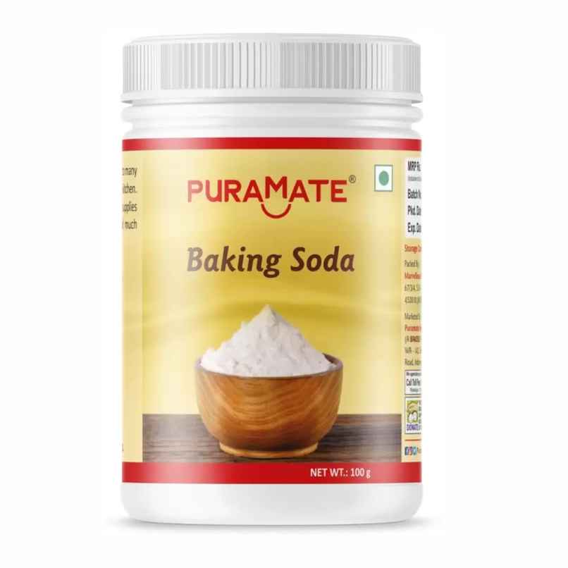 Puramate Baking Soda | Bottle | Pure Sodium Bicarbonate