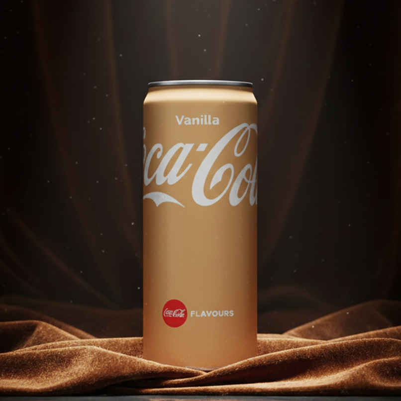 Coca-Cola Vanilla Soft Drink Can | Classic Vanilla Taste