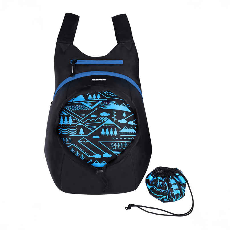 Gear Unisex Graphic Polyester 16 L Backpack | Black and Orange - 15.4 Inches Gear Unisex Graphic Polyester 16 L Backpack | Black and Orange - 15.4 Inches