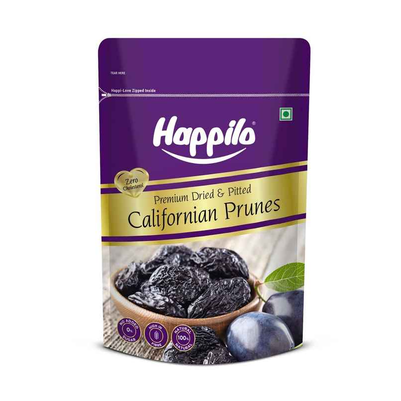 Happilo Premium Dried Prunes|Soft &Juicy|Dry Fruits