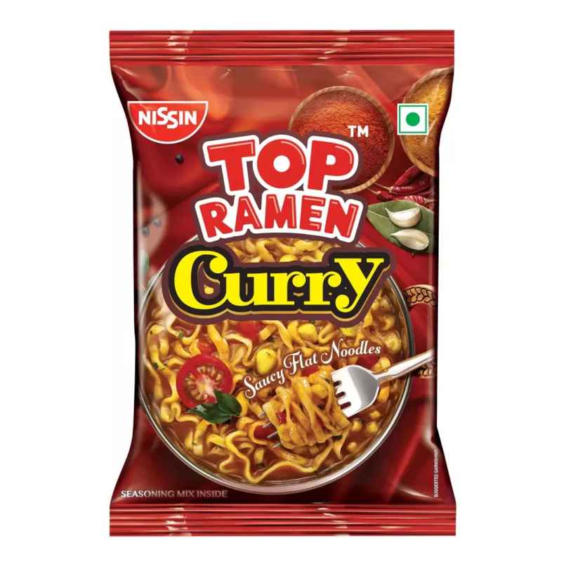 Top Ramen Noodles Curry Veg Pouch