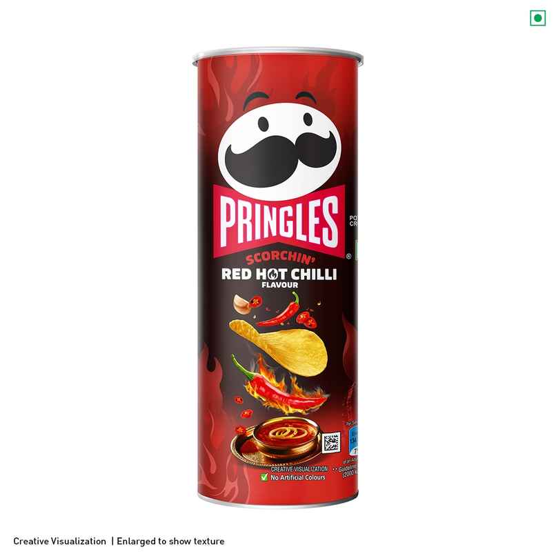 Pringles Scorchin Red Hot Chilli | Spicy & Crispy