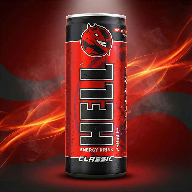 HELL Energy Drink | Classic | Canned Beverage