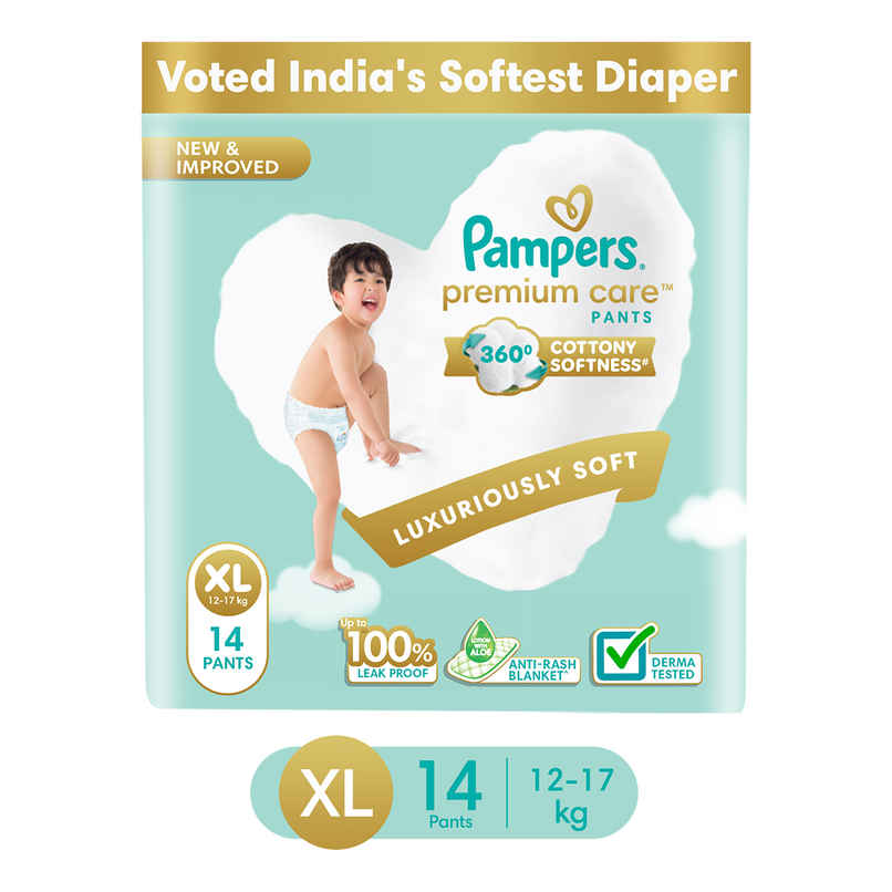 Pampers Premium Care Baby Diapers | Xtra Large