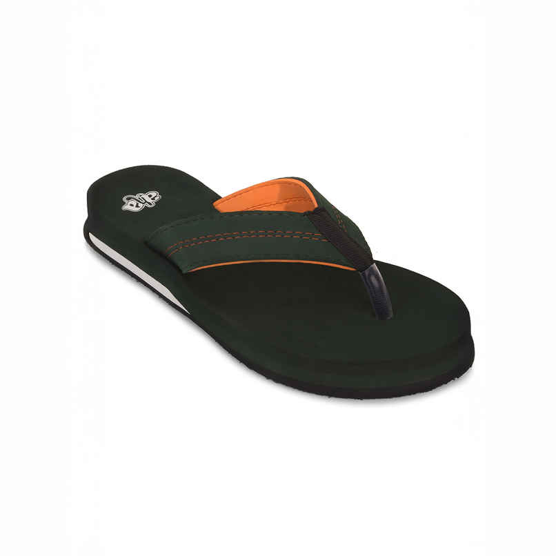 Liberty Footwear Men's A-Ha Exact Thong Slippers | Olive Green - UK 7