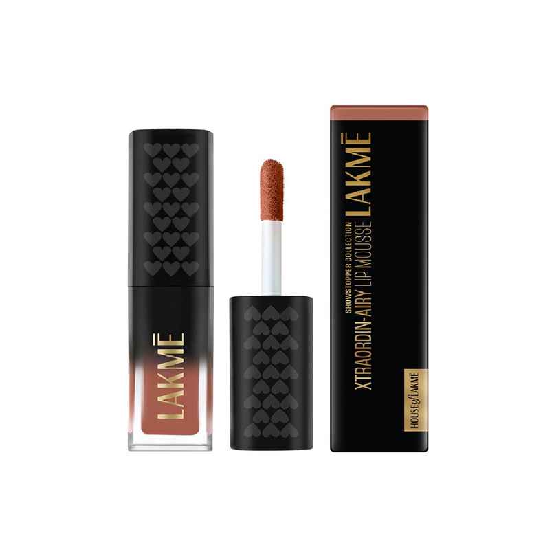 Lakme Xtraordin-airy Lip Mousse Mini | Bare Nude
