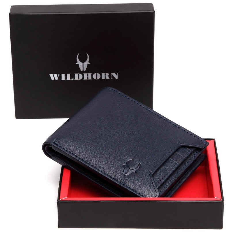 Wildhorn Men's Leather Wallet | Blue