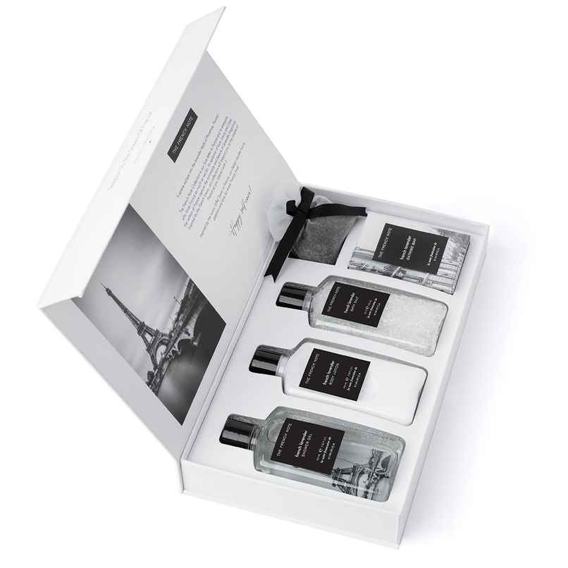 Kimirica Valentine French Note Indulgence Set | Lavender-Infused Bath & Skincare | Unisex Gift