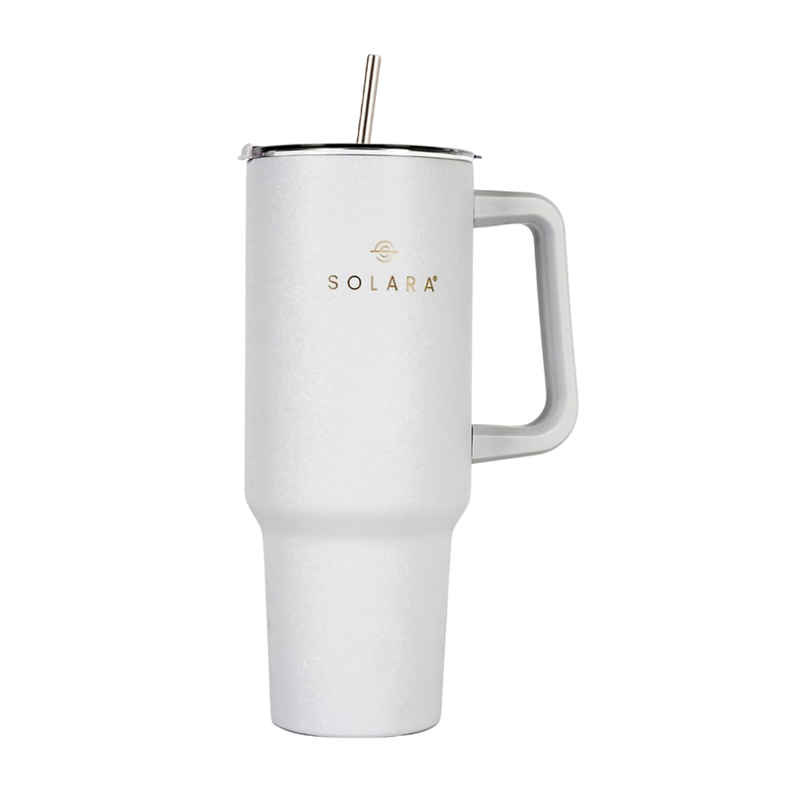 Solara 1.2 Liter Insulated Elixir Tumbler With Lid And Straw For Travel, Office, Home