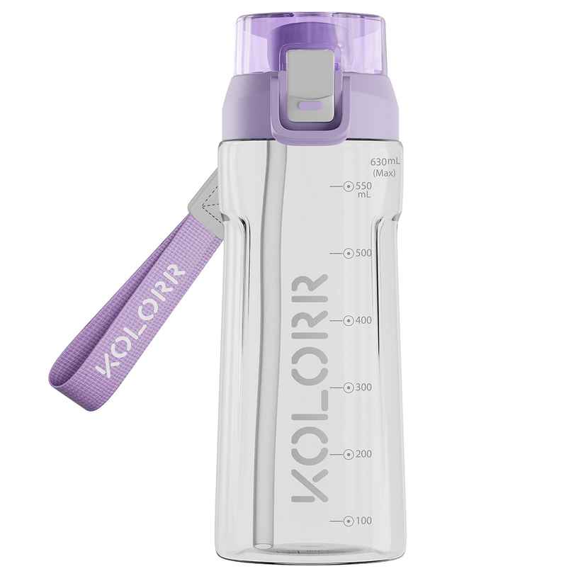 Kolorr Glide 630 ml Bottle | Grey & Purple | Ideal for Travel & Everyday Hydration
