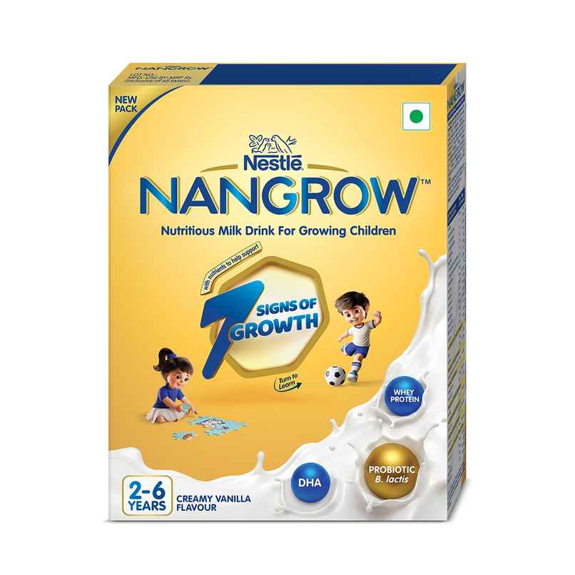 Nestle Nangrow Vanilla Drink Mix | For 2 - 6 years Kids