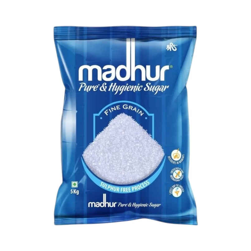 Madhur Pure & Hygienic Fine Grain Sugar /Sakkare