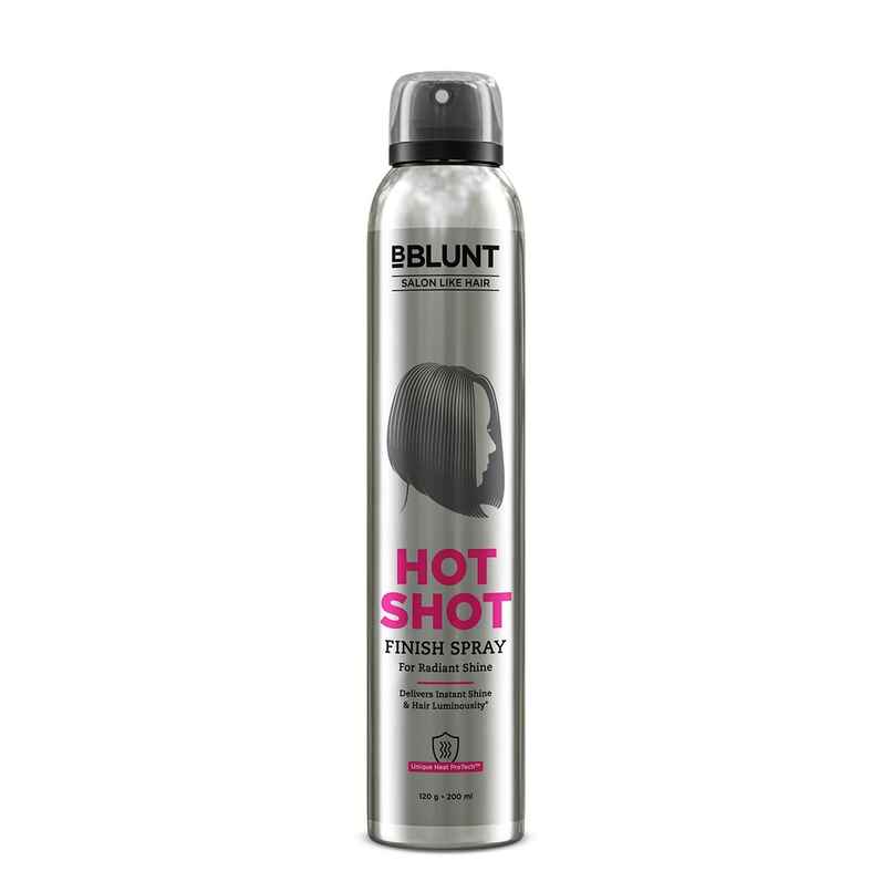 Bblunt Hotshot Finish Spray Delivers Radiant Salon-like Hair