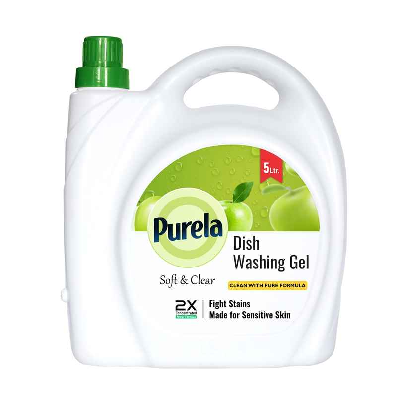 Purela Green Apple Dishwash Liquid Gel