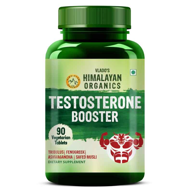 Vlado's Himalayan Organics Testosterone Supplement For Men 90 VEG Tablets