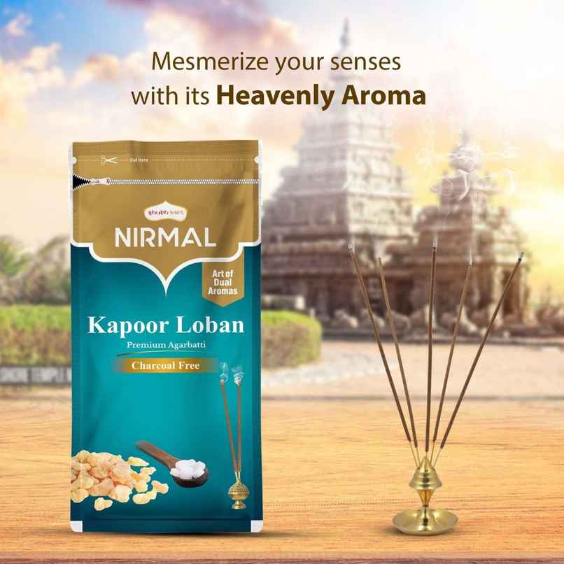 Nirmal Kapoor Loban Premium Agarbatti | Charcoal Free | Shubhkart