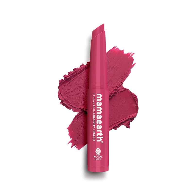 Mamaearth Moisture Matte Longstay Lipstick | 03 Candyfloss Pink