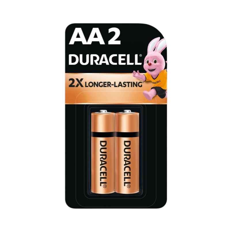 Duracell Alkaline AA Batteries | Long-lasting|Pack of 2